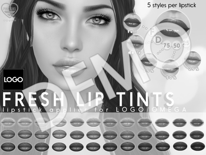 [PF] LOGO/OMEGA Lipstick Applier - Fresh Lip Tints - DEMO!
