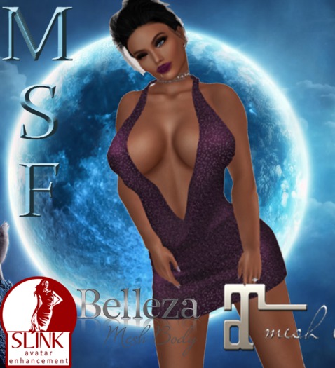 MSF Purple Sparkle Dress
