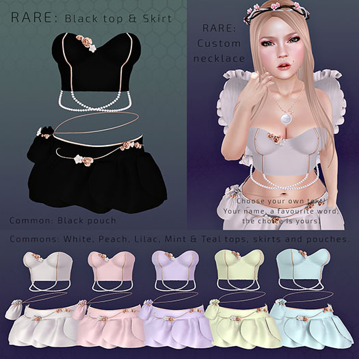 +Pepper+ :: Believe in Magic :: Black outfit set :: XSml RARE
