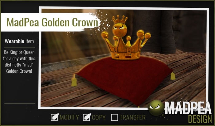 MadPea Golden Crown Boxed