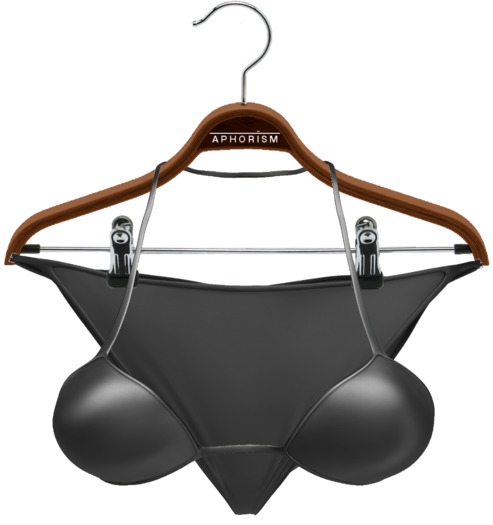 !APHORISM! Del Sol Bikini - Black Satin