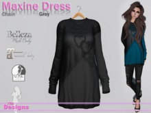 Maxine Dress Chain Grey