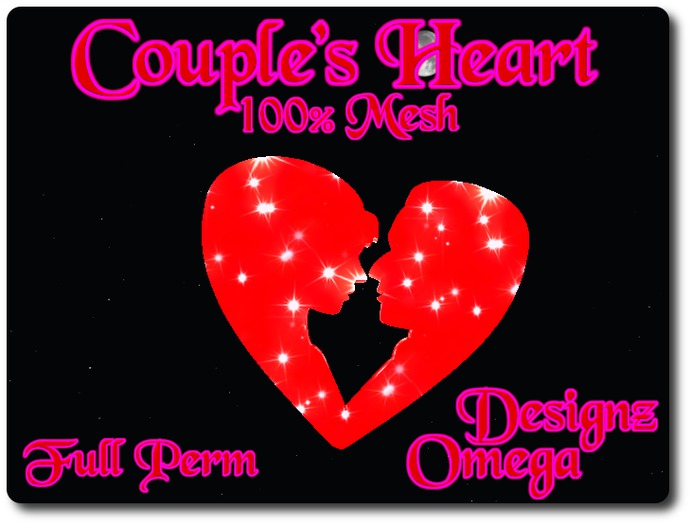 Couple's Heart 100% Mesh Full Perm