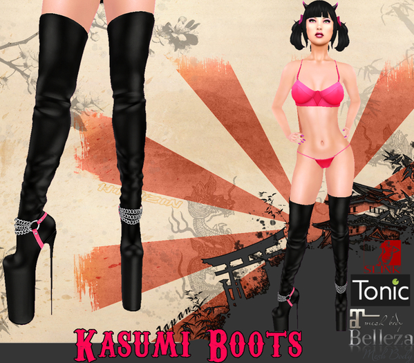 {CS} KASUMI Thigh High Boots