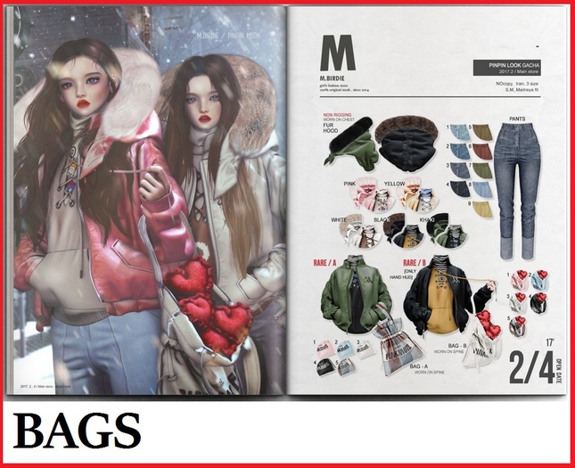 `M.BIRDIE / Pinpin look.Bag A1