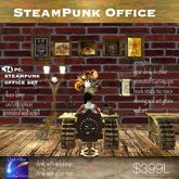 Steampunk Office set 14 pc. (crate)