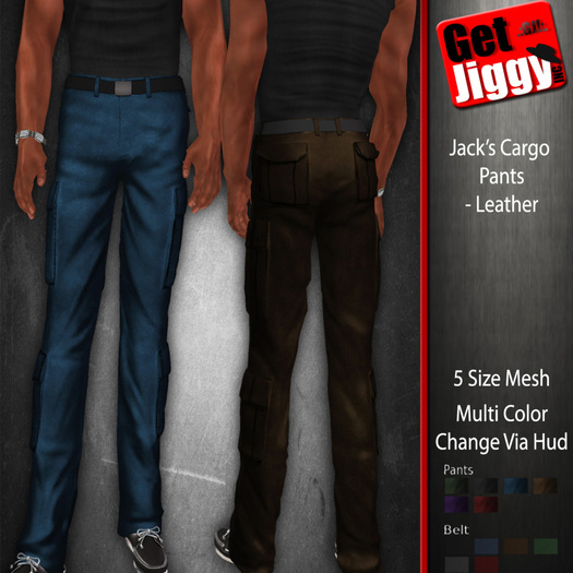 Jack's Cargo Pants Leather