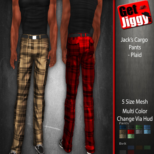 Jack's Cargo Pants Plaid