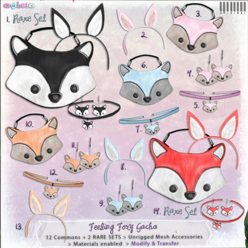 [ bubble ] Foxy Choker -Blue