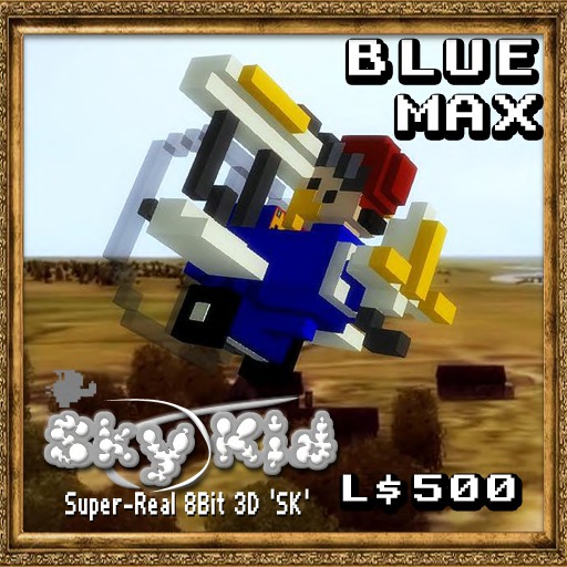 Super-Real 8Bit-3D 'SK' BLUE-MAX