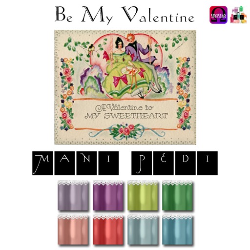 ~Mani Pedi~ Be My Valentine Polish - Omega HUD