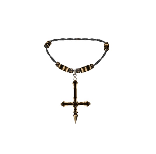 Gold cross necklace