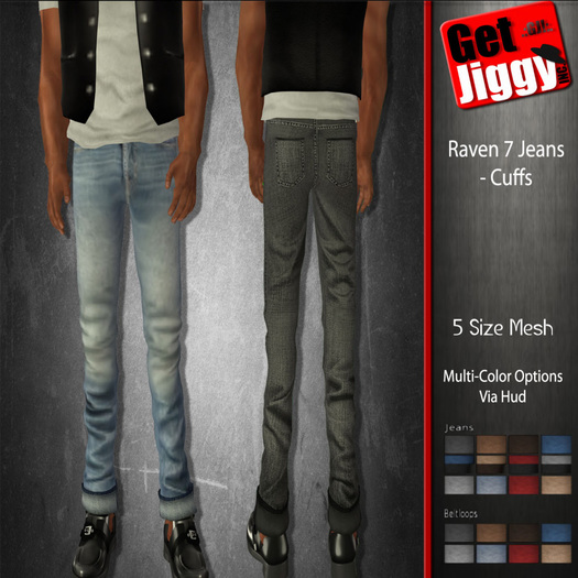 Raven 7 Jeans - Cuffs