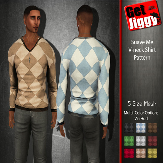 Suave Me V-neck Shirt Pattern