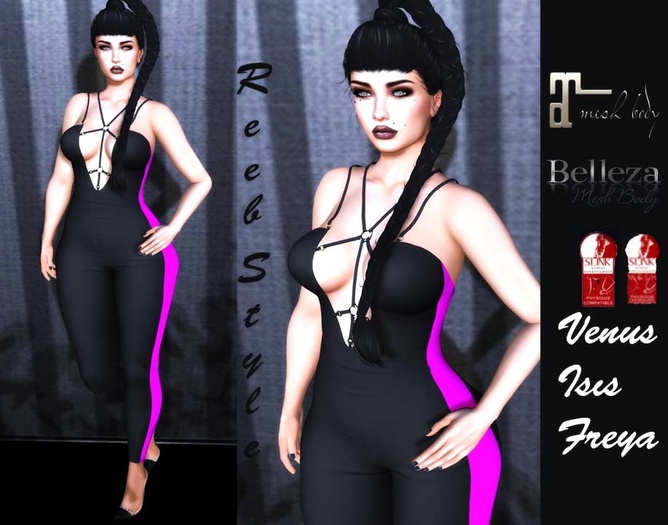574-Reeb STyle Meltem black-pink