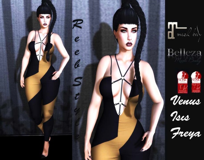 575-Reeb sTyle Black gold Meltem