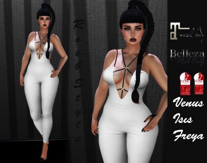 578-Reeb sTyle White jjumpsuit