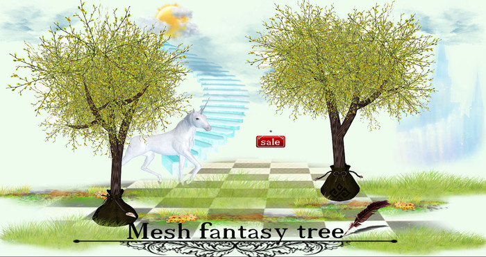 mesh fantasy tree(modify&trasfert) v. 14