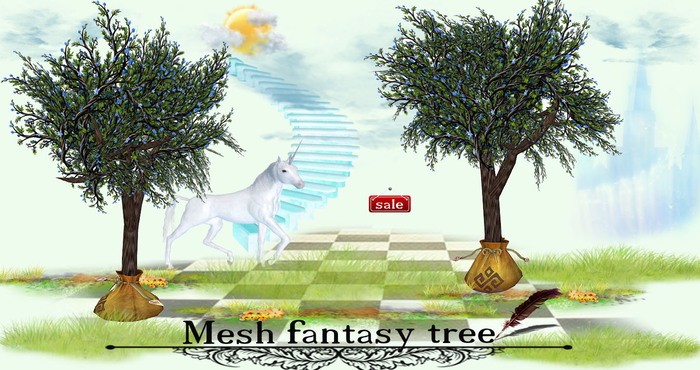mesh fantasy tree(modify&trasfert) v. 27