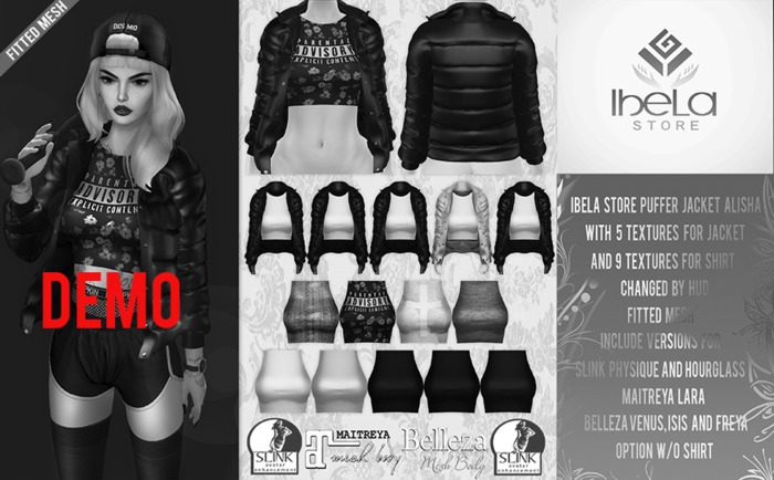 DEMO Ibela Store - Puffer Jacket Alisha