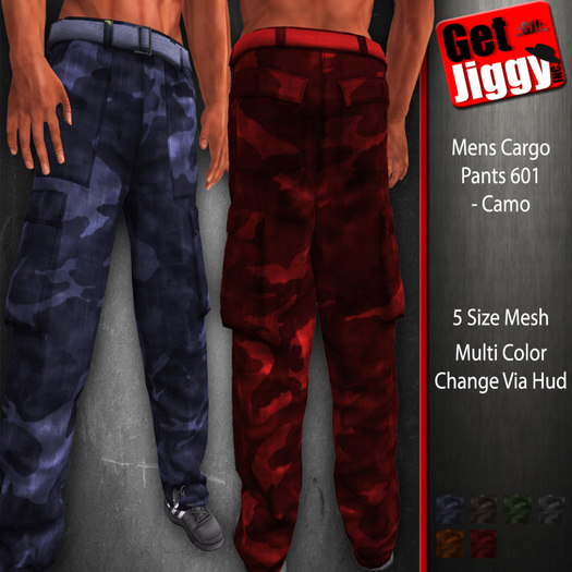 Mens Cargo Pants 601