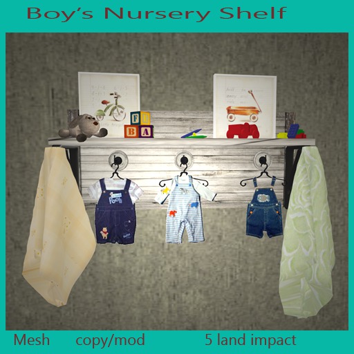 Nursery Shelf Boy