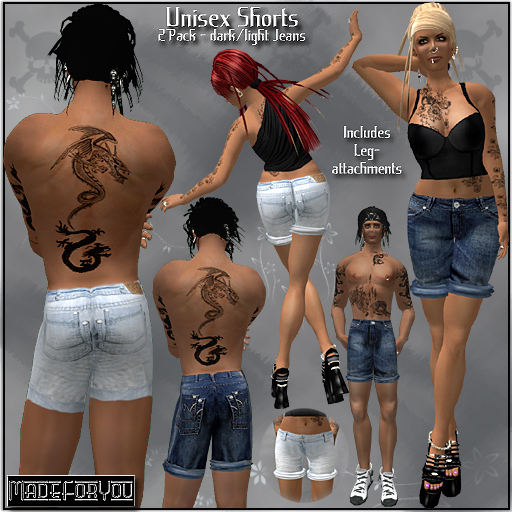 2Pack-Unisex-Shorts/MadeForYou