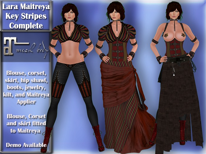 Maitreya Key Stripes Complete Outfit