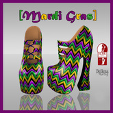 Female Mardi Gras Shoes-[Pamela]-Mardi Gras[Triangle]
