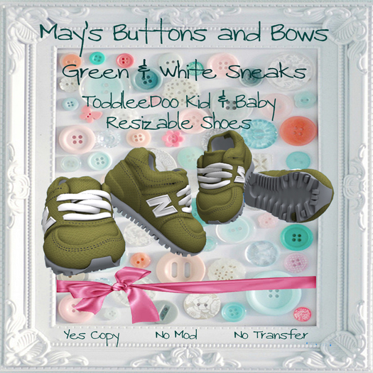 MBB * Green & White Sneaks (K&B)