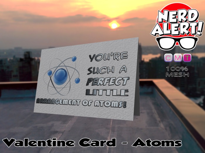 :NerdALERT: Valentine Card - Atoms
