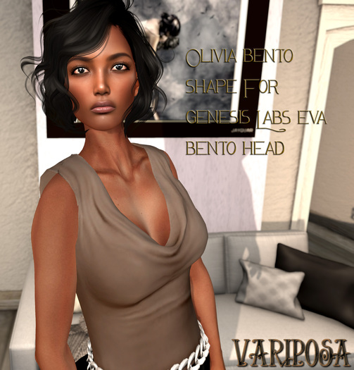 Olivia Bento shape for Genesis Labs Eva head by Variposa