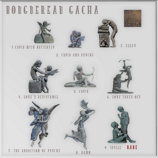 Bouguereau 9 Idylle RARE