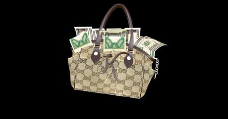 designer money bag