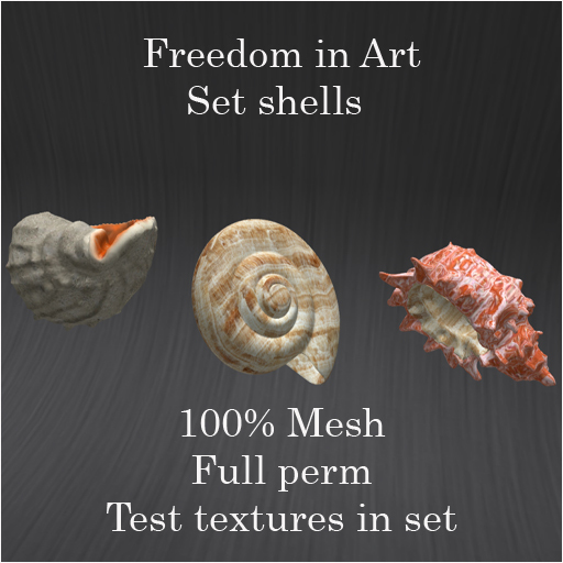 Freedom in Art  - Set shells FULL PERMS