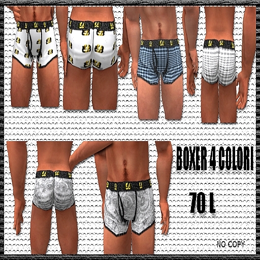 EB Atelier MEN- 4 BOXER* PROMO* - italian designer 