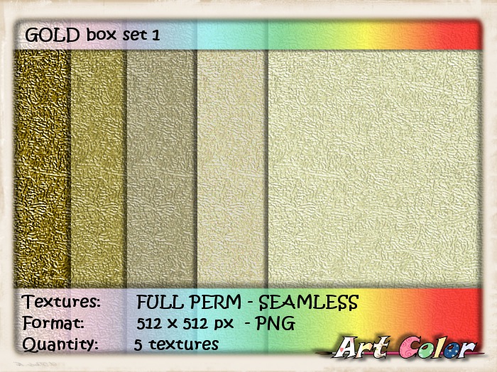 (ArtColor) GOLD box set 1 - full perm