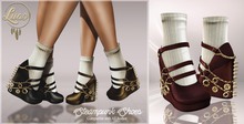 Luas Steampunk Shoes Red