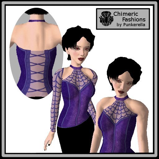 Spider Web Shirt - Purple (Updated)