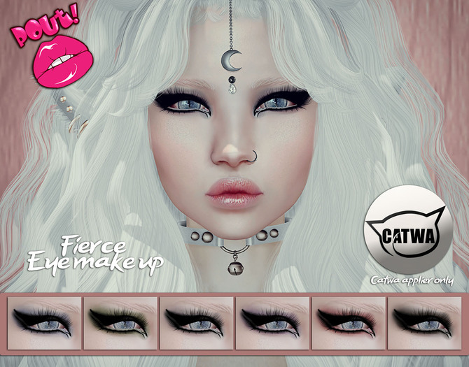 [ POUT!] Fierce eye make up -CATWA