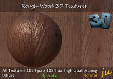JU Rough Wood 3D Textures Full Perm