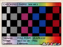 (ArtColor) Checkered Fabric box set 1 - full perm