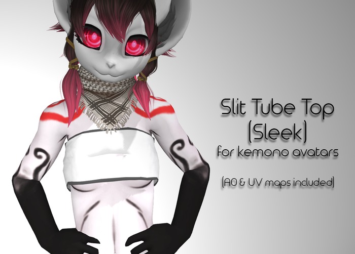 LMF Kemono Slit Tube Top (Sleek)