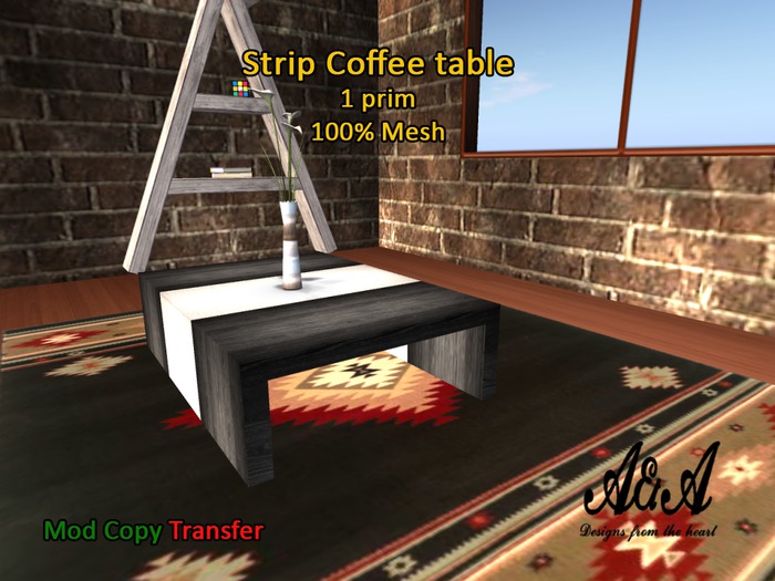 A&A Strip coffee table*