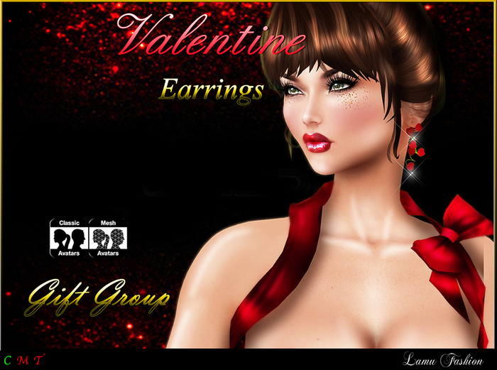 -Lamu Fashion-Valentine Earrings Gift Group