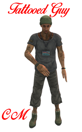 AL - Tattooed guy badge 2LI