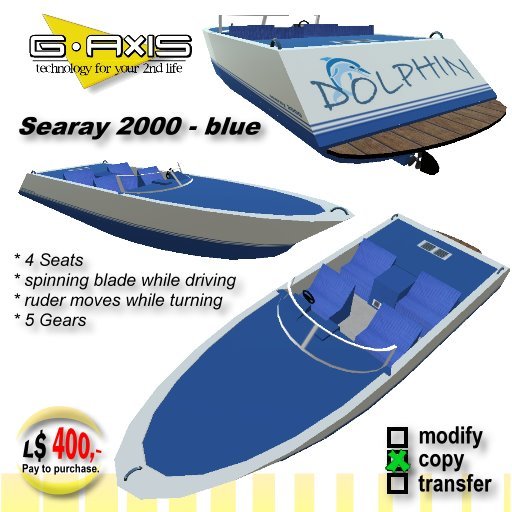 NIG Searay 2000 - Blue