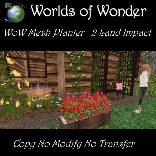 WoW Mesh Red Rose Planter (Boxed)