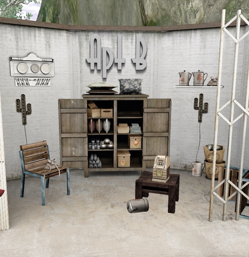 Apt B // Tiny Flea Market Jug Shelf