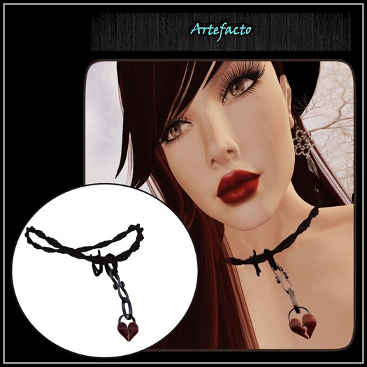 Necklace Heart broken box+